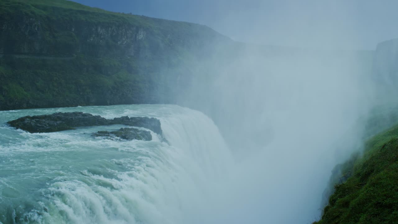 cascada de gullfoss en islandia