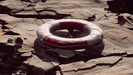 very-old-abandoned-Grungy-Lifebuoy