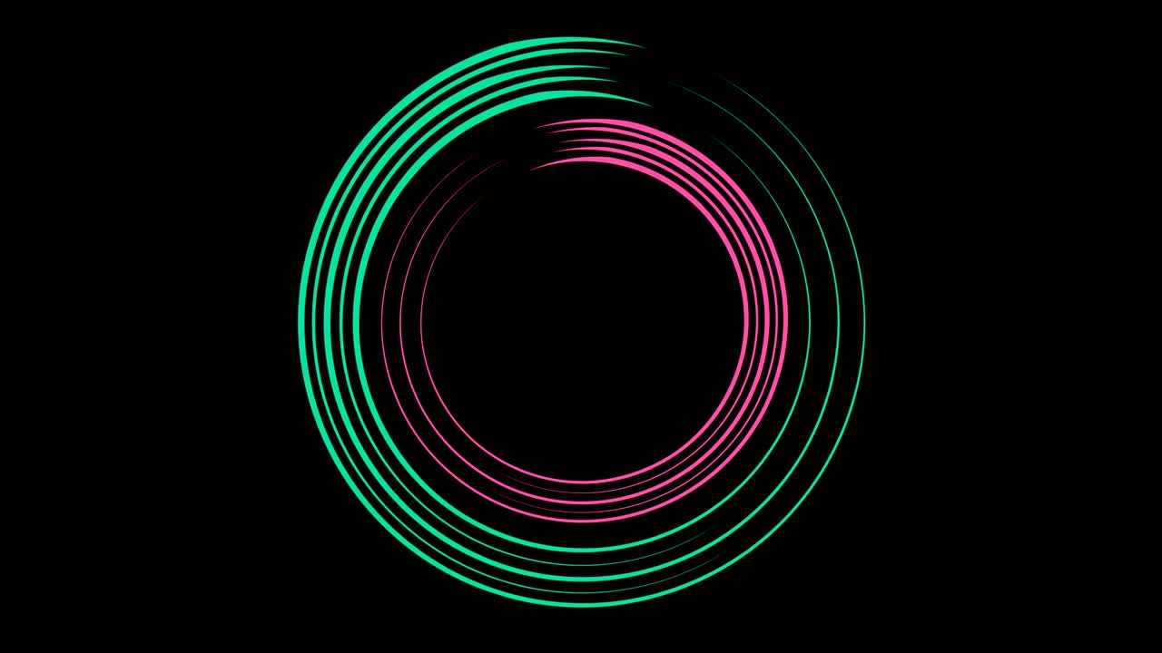 modelo de video 4k con efecto estroboscópico e hipnótico, en formato de video 16: 9.