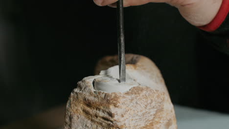 stone carving process