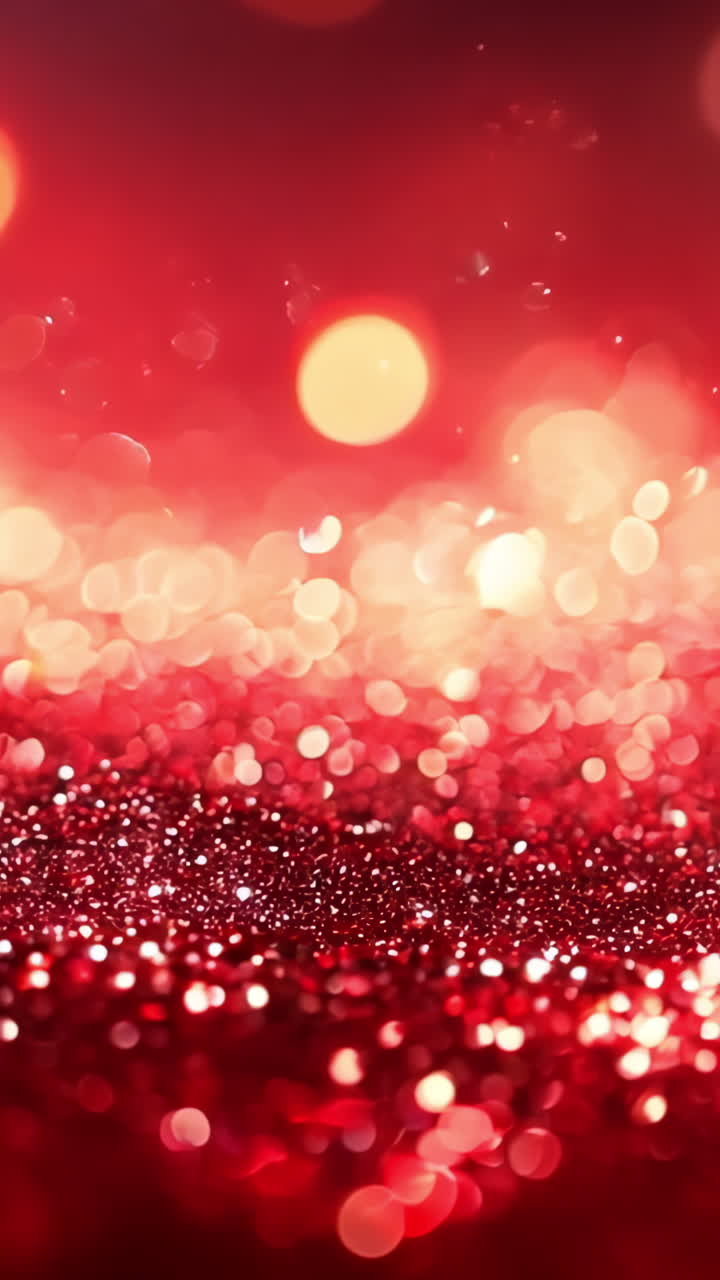 A red background with a lot of sparkles. The image has a festive and celebratory mood, as the red color and the sparkles evoke feelings of joy and excitement