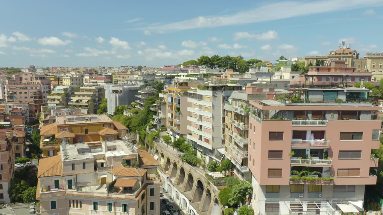 이탈리아 로마의 화창한 날 몬테베르데 인근