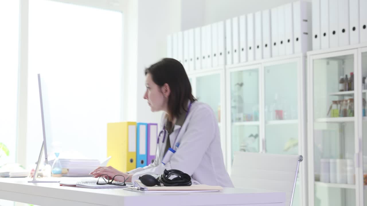 Medical Professional in Office