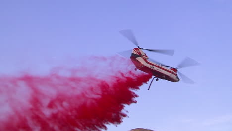 firefighting helicopters make water drops on the thomas fire in santa barbara california 7