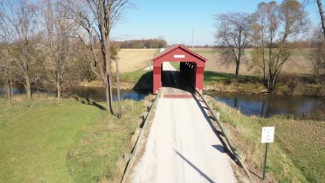 swartz cobriu o histórico vídeo do drone red bridge acima em wyandot, ohio