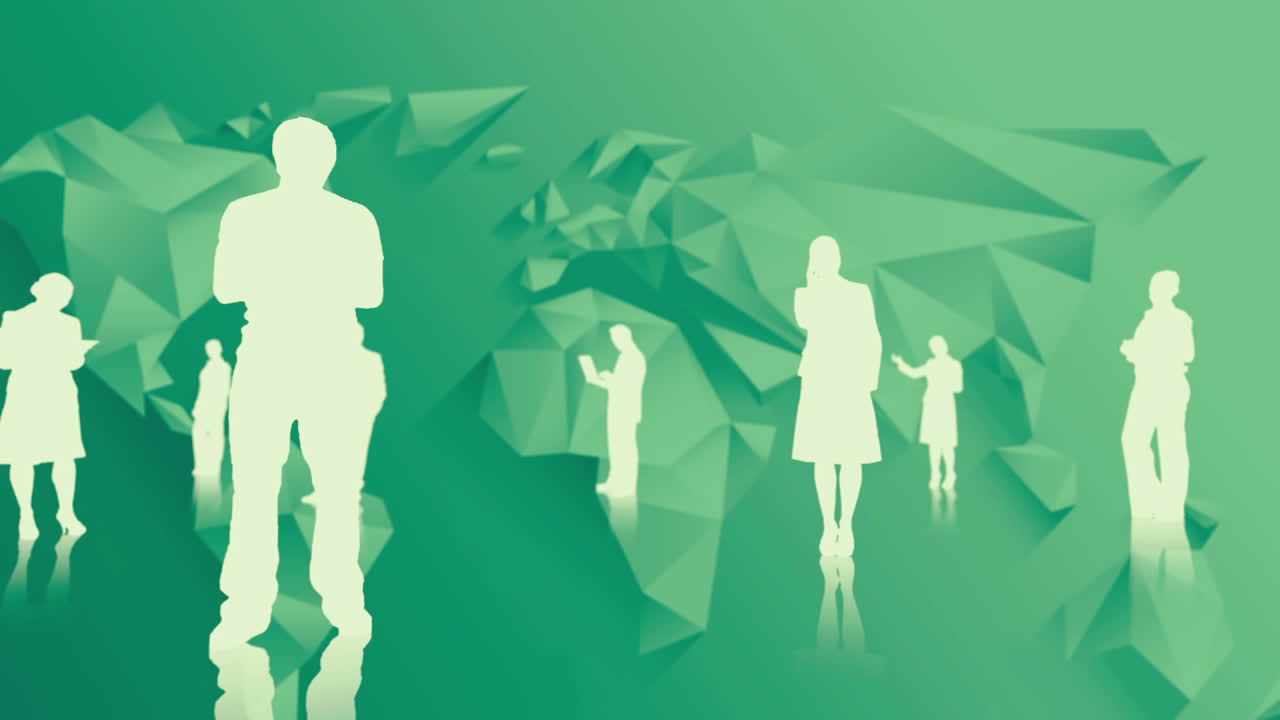 사업가들의  실루