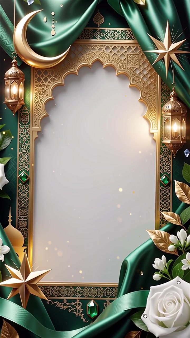 Compleanno del Profeta Maometto Mawlid al-Nabi Sfondo Islamico