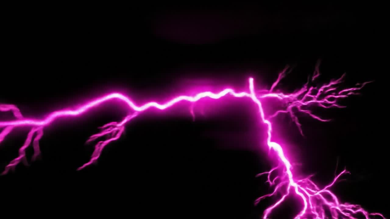 Abstract Pink Lightning