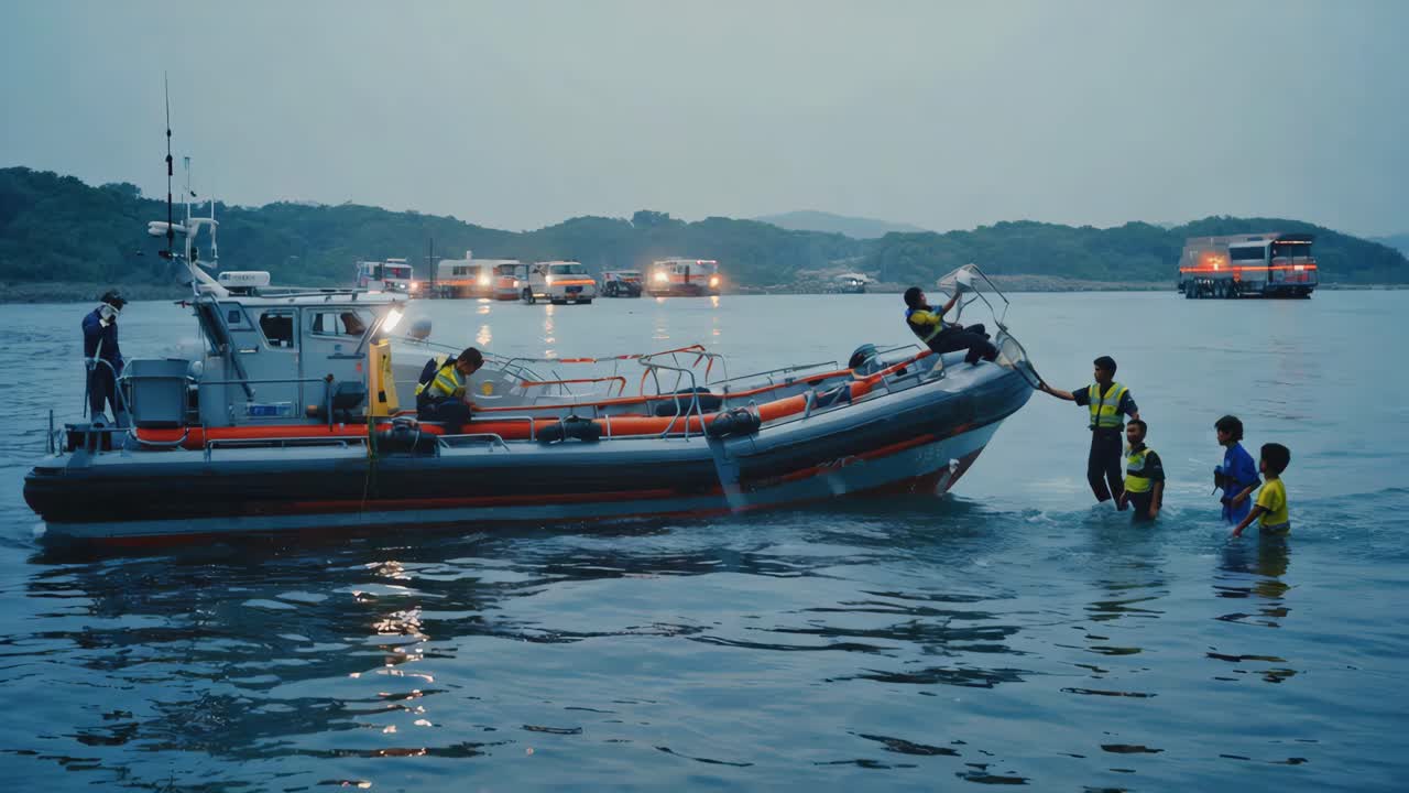 Rescue boat operation