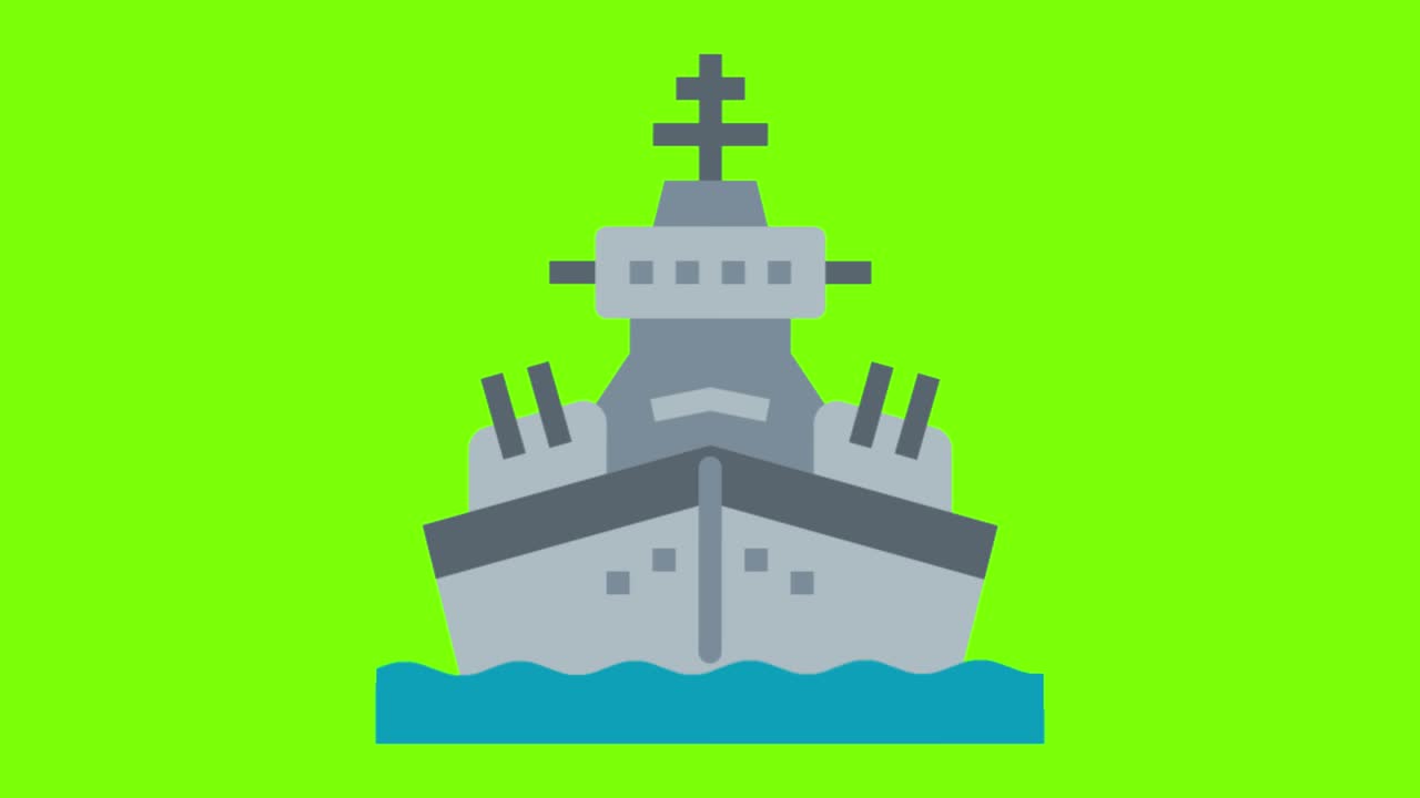green screen , Warship, high quality