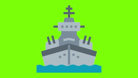 green screen , Warship, high quality