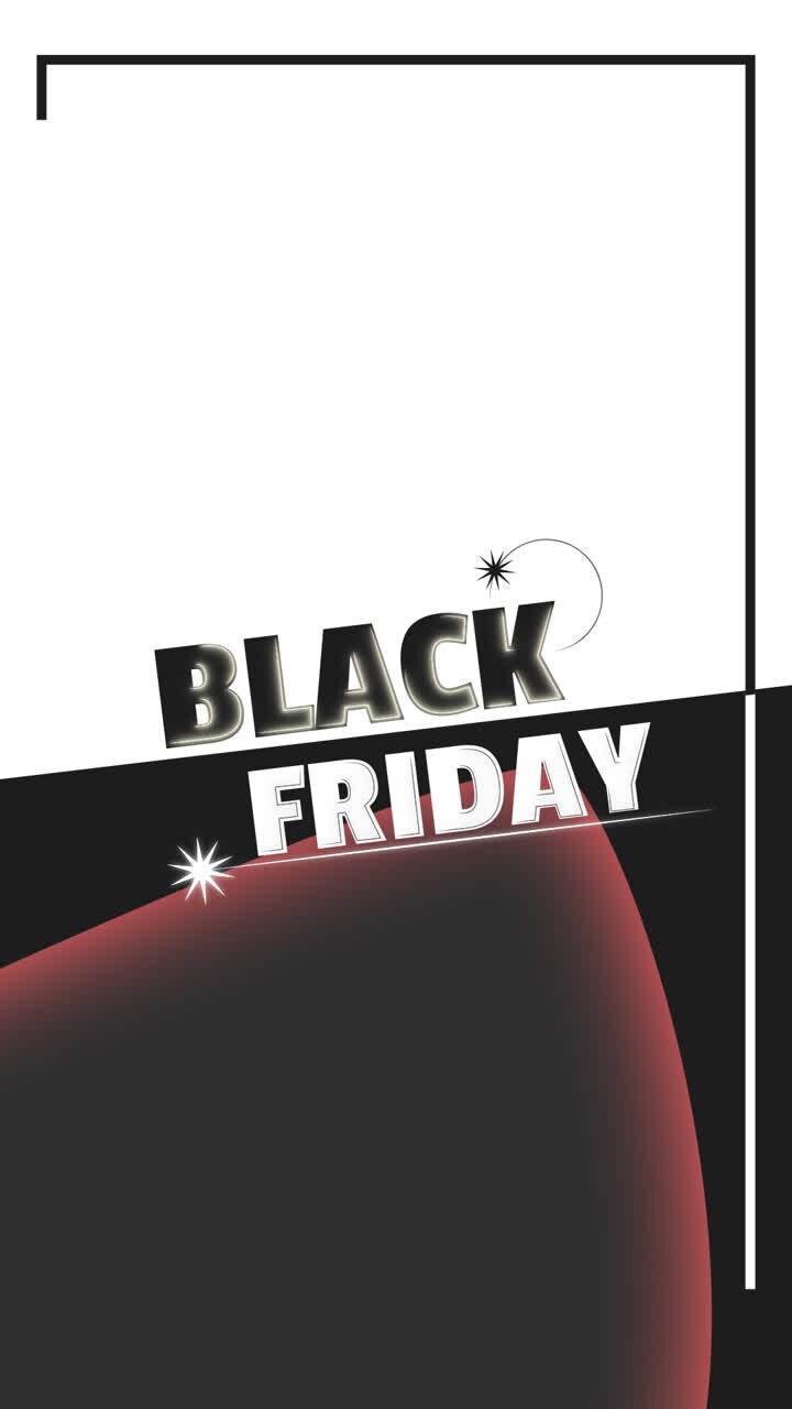 An animation of a Black friday background