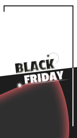 an animation of a black friday background