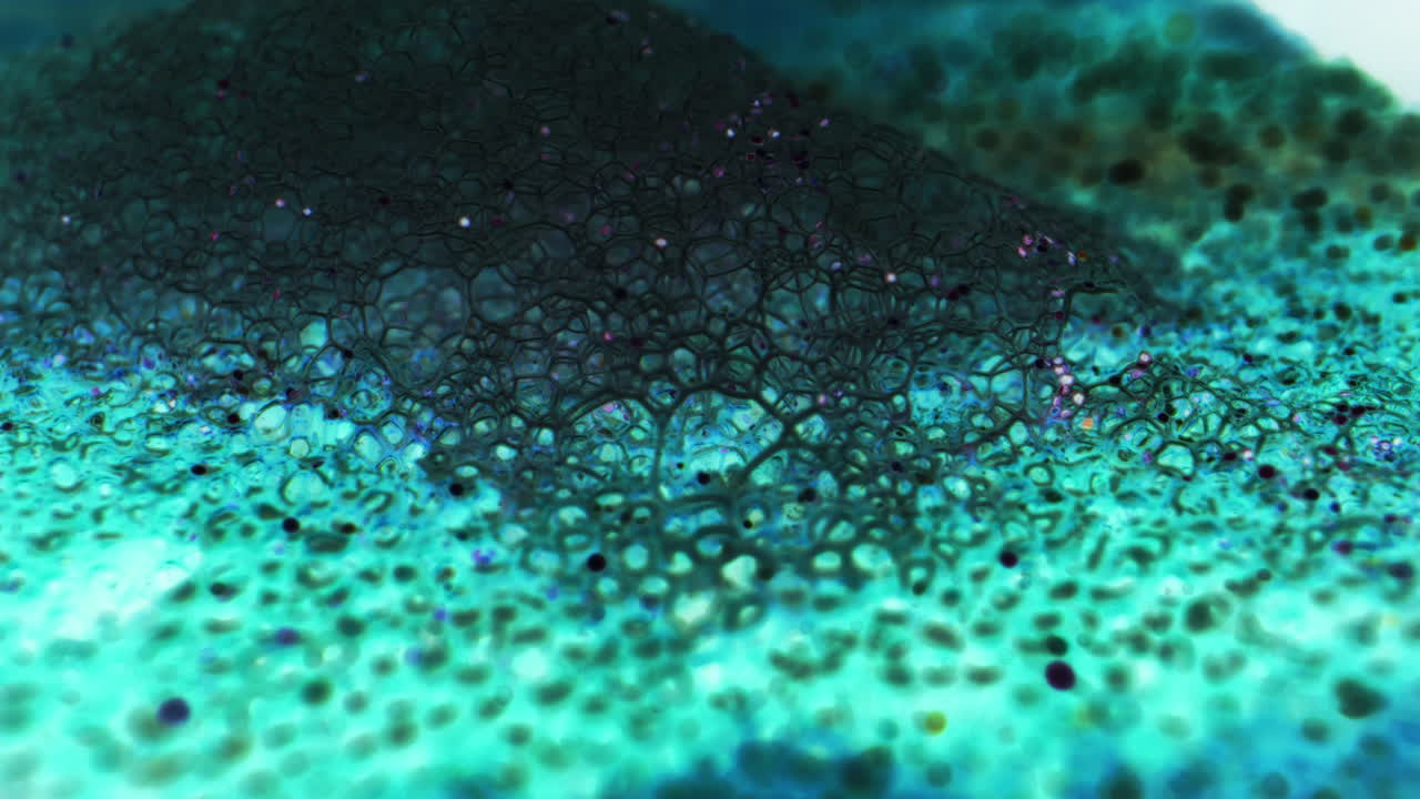 Abstract Microscopic Bubble Formation