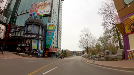 driving down clifton hill, devoid of tourists