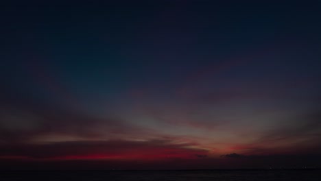 zonsondergang over de oceaan