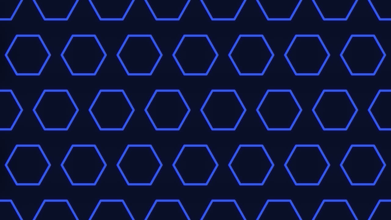 patrón de hexágono azul simétrico diseño de azulejos moderno y elegante