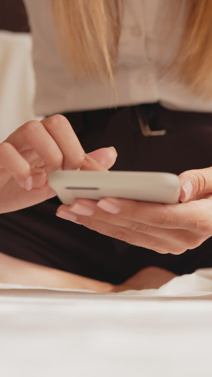 mujer con smartphone