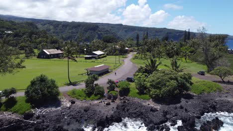 areal shot of the coast of hawaii