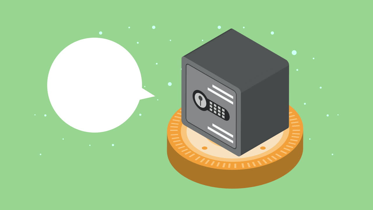 세이프 박스 화폐 보안 애니메이션