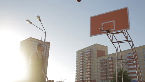 street basketball players