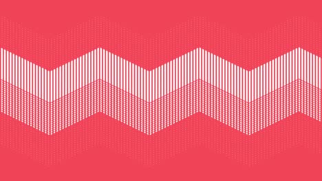 4k patrón gráfico abstracto en movimiento animación bucle sin costuras - rojo