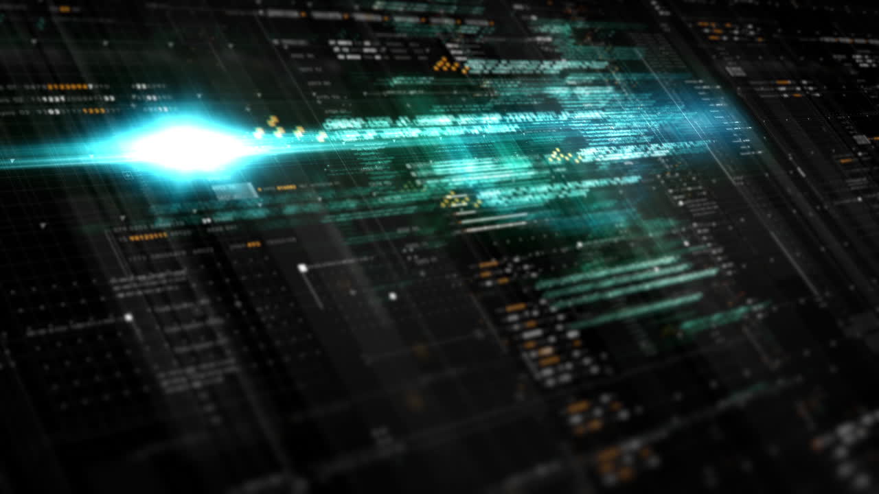 simulación avanzada de matrices de datos con un entorno digital de vanguardia con una visualización dinámica e inmersiva de las redes de información de matrices de datos interconectadas