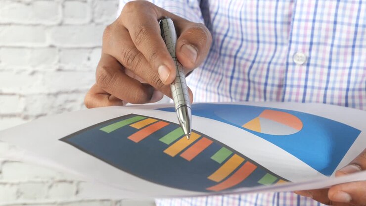 Business Presentation with Charts and Graphs