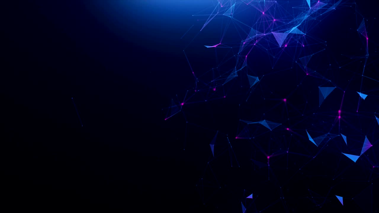 Blue-violet abstract background of plexus