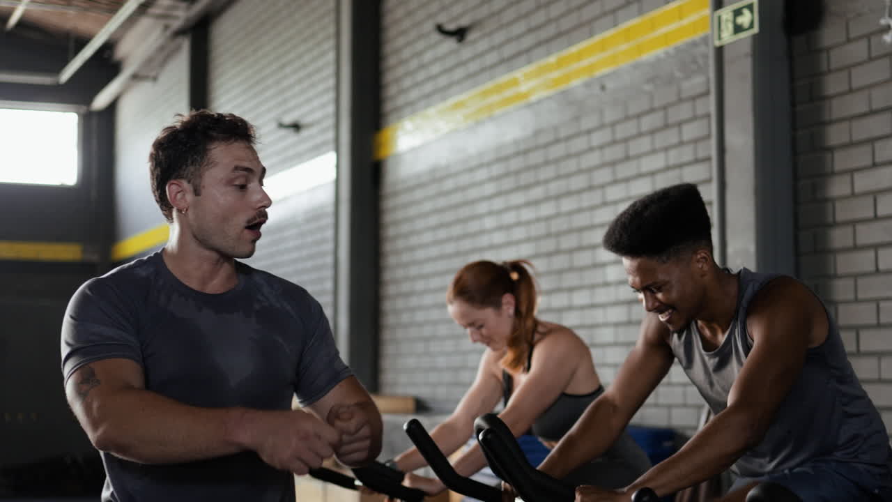 하이 파이브와 함께 운동 세션