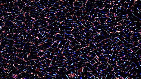abstract red yellow blue background 3d liquid lines in a multicolor texture