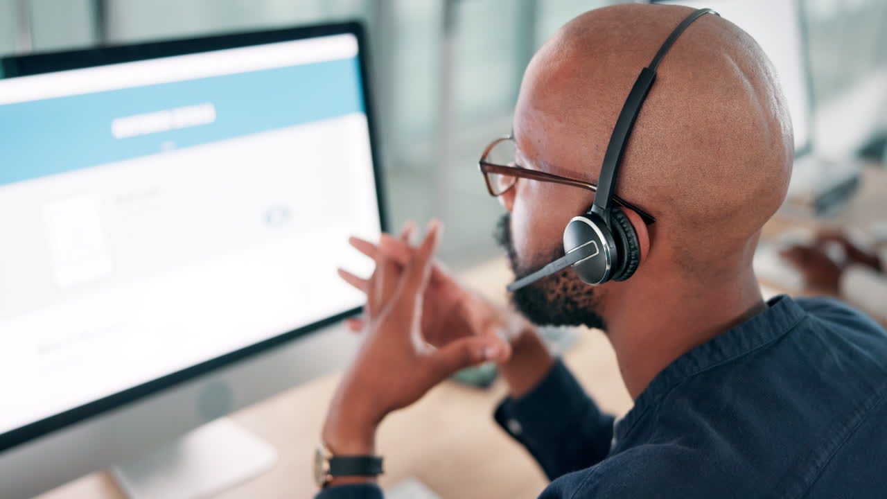 Business Person on Phone Call