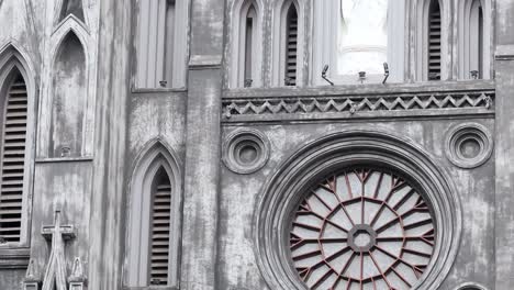 clock and facade of st. joseph's cathedral