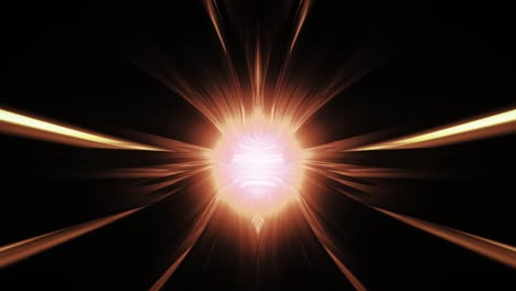 túnel radiante con un patrón de agujero de gusano fractal
