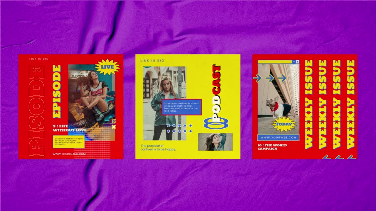 Podcast, Episode, and Weekly Issue Social Media Posts