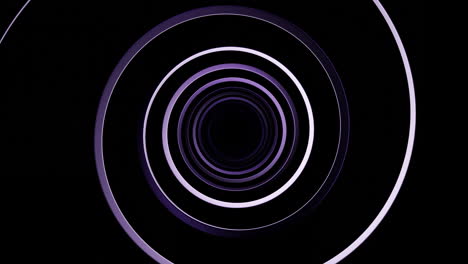 túnel espiral púrpura abstracto