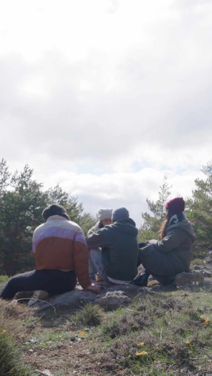 Group of friends outdoors