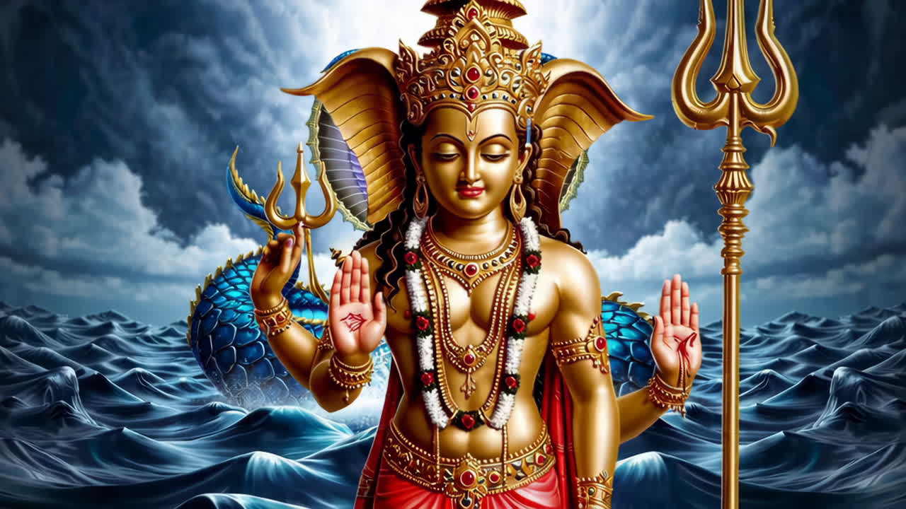 Hindu Deities Vishnu and Shiva