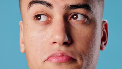 Close-up of a man looking away