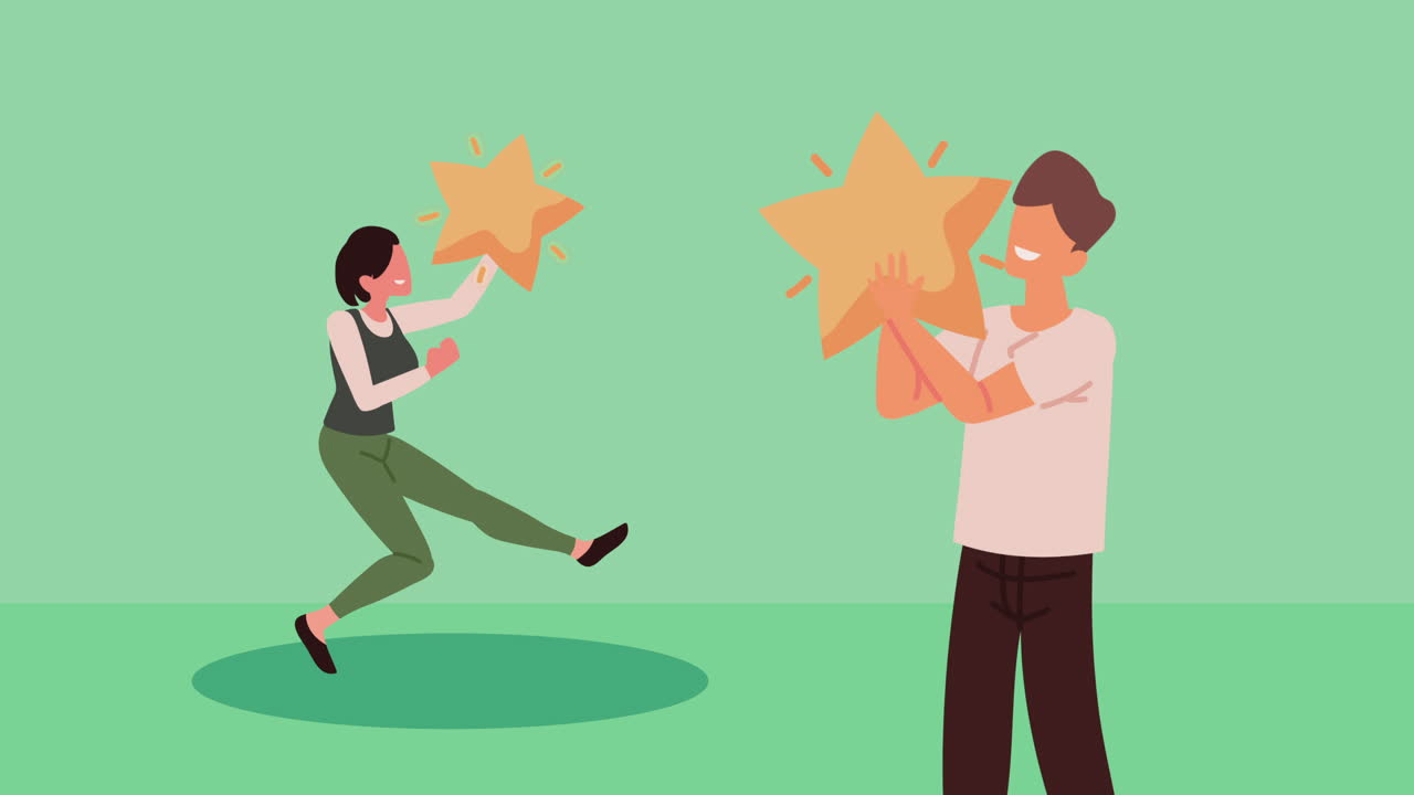 성공을 축하하는 것