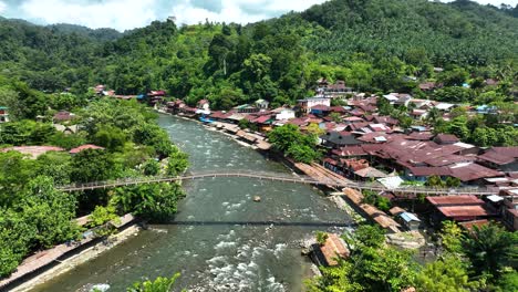 picturesque indonesian village bukit lawang