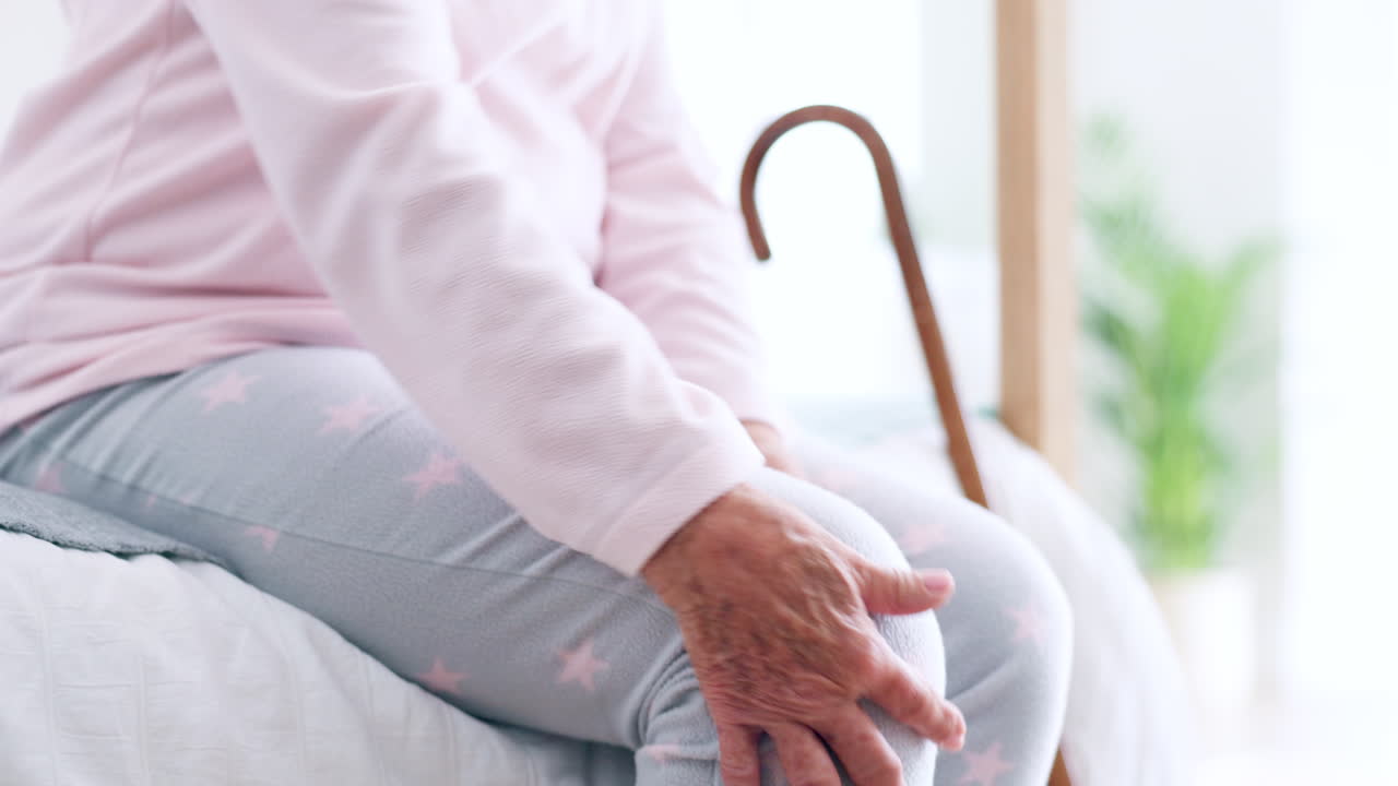 기 막대기, 무 통증 및 고령 여성