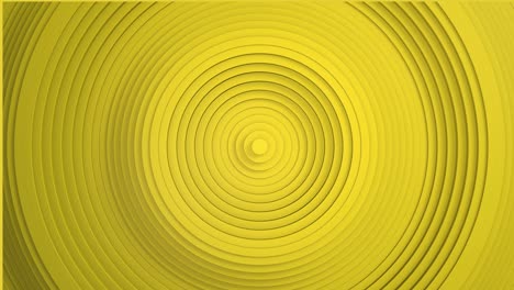sequential movement of the yellow circles rings. the concept of wave and motion. minimalistic 3d business background. a game of shadows. the pattern