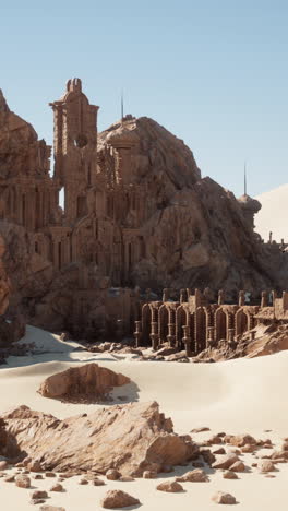 ruins in the desert