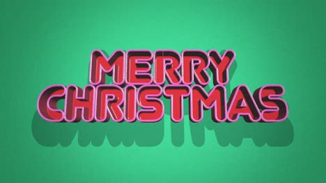 Retro-Merry-Christmas-text-set-on-a-green-grunge-texture