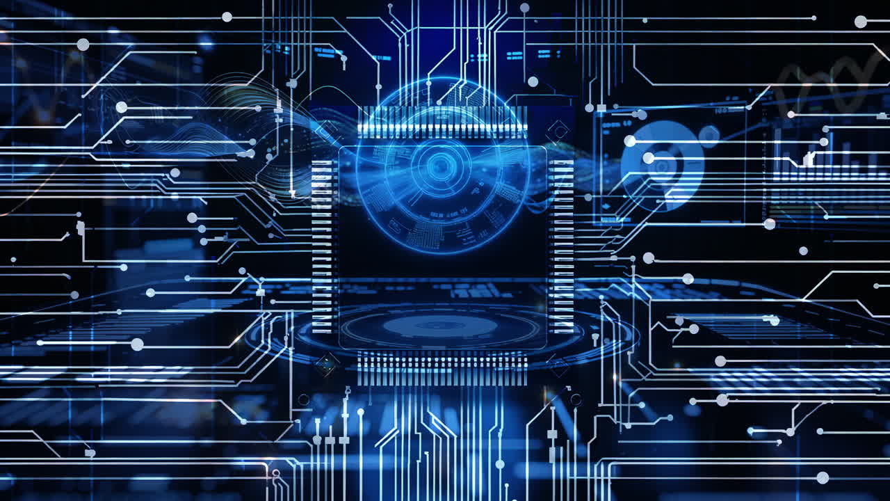 Futuristic Digital Circuitry and Data Network