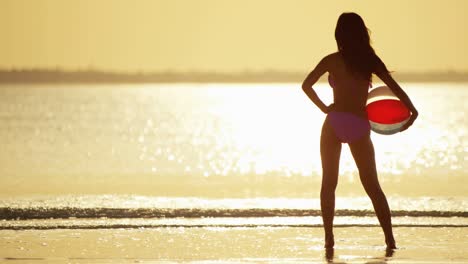 ethnic african american asian chinese girls on beach