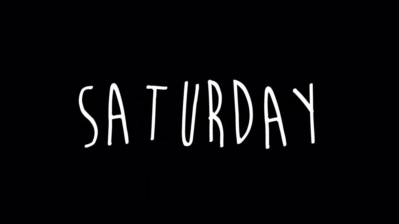 el concepto de texto de saturday wiggle