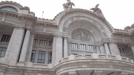 the entrance of the palace of fine arts in mexico