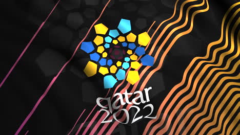 qatar 2022 football fabric design